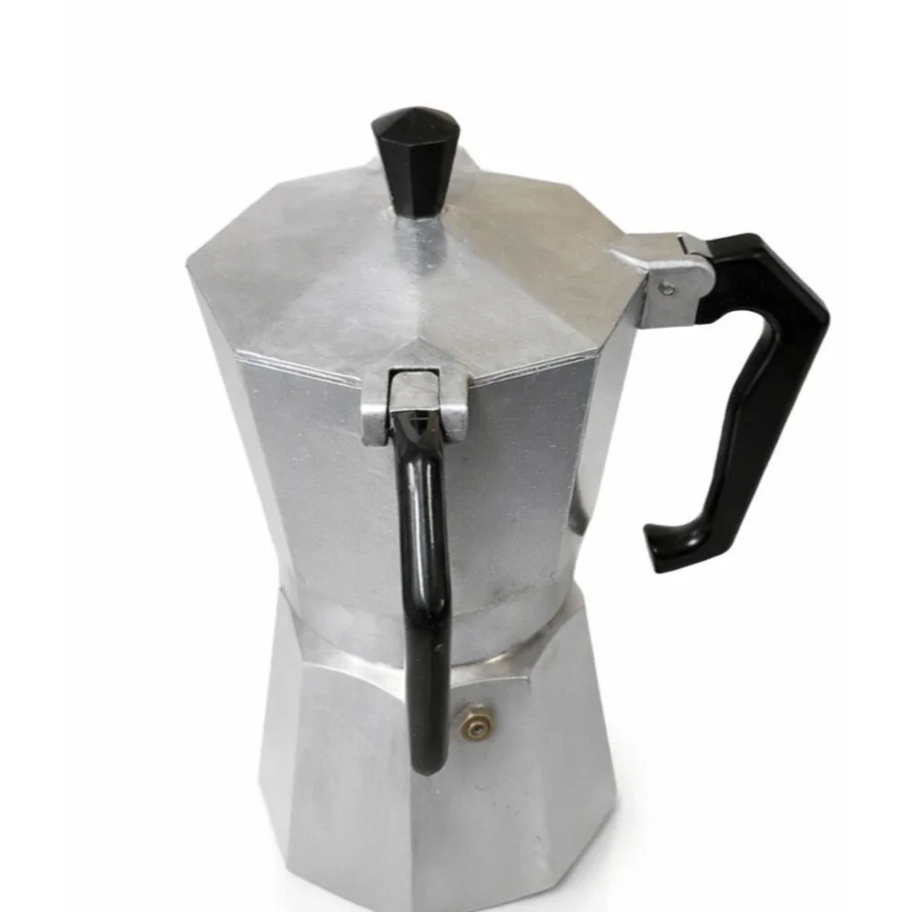 VTG Bialetti Moka Express 12‑Cup Stovetop Espresso Maker Italy Aluminum 1970-90s